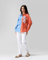 Floral Fusion Hand Embellished Shirt