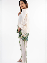 Tropical Garden Striped Co-ord Set