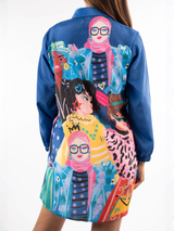 Bold Pop-Art Shirt Dress