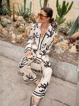 Coral Noir Co-ord Set