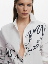 Abstract Script Shirt