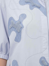 Celeste Abstract Embroidered Shirt