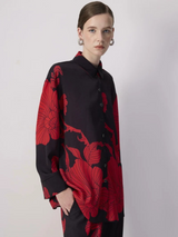 Crimson Bloom Co-ord Set