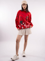 The Crimson Sketch Sweatshirt