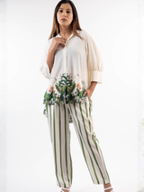 Tropical Garden Striped Co-ord Set
