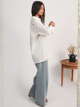 Spider Chic Oversized Shirt – Relaxed Silhouette