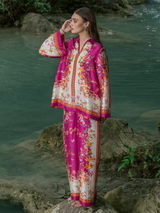 Crimson Flora Co-ord Set