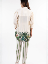 Tropical Garden Striped Co-ord Set