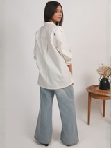 Spider Chic Oversized Shirt – Relaxed Silhouette
