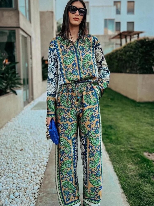 Boho Luxe Paisley Co-ord Set
