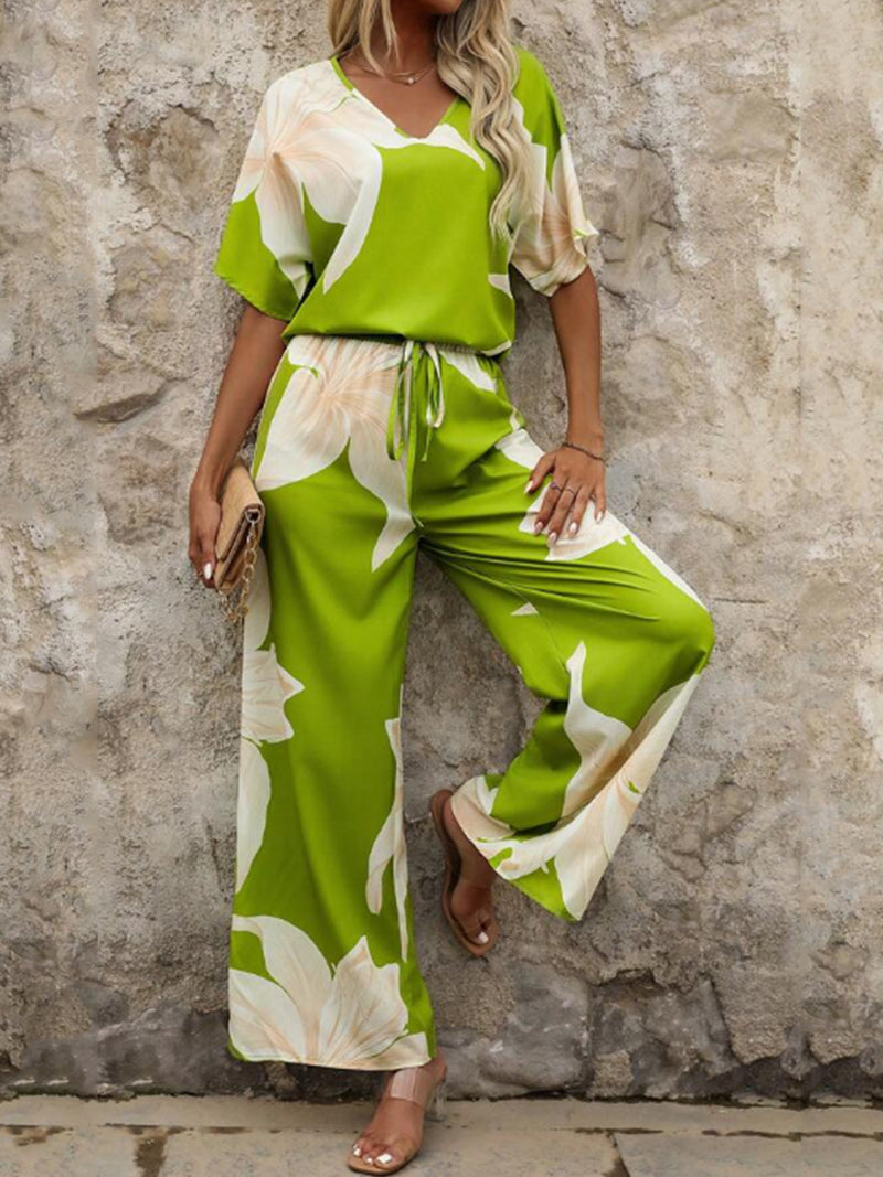 Tropical Bloom Co-ord Set