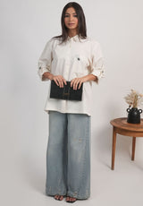 Spider Chic Oversized Shirt – Relaxed Silhouette