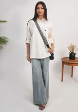 Spider Chic Oversized Shirt – Relaxed Silhouette