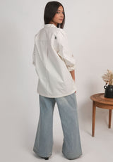 Spider Chic Oversized Shirt – Relaxed Silhouette