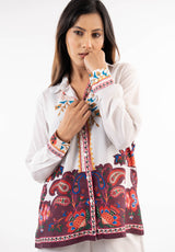 Ivory Paisley Garden Co-ord Set