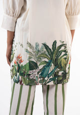 Tropical Garden Striped Co-ord Set