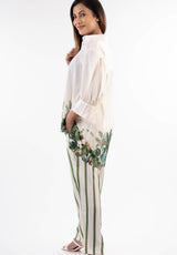 Tropical Garden Striped Co-ord Set