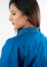 Big Bloom Blue Shirt