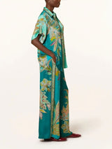 Aqua Flora Palazzo Set